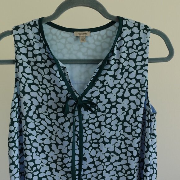 Chic Tristan Printed Dress Women Size S  Sleeveless B - Picture 3 of 7